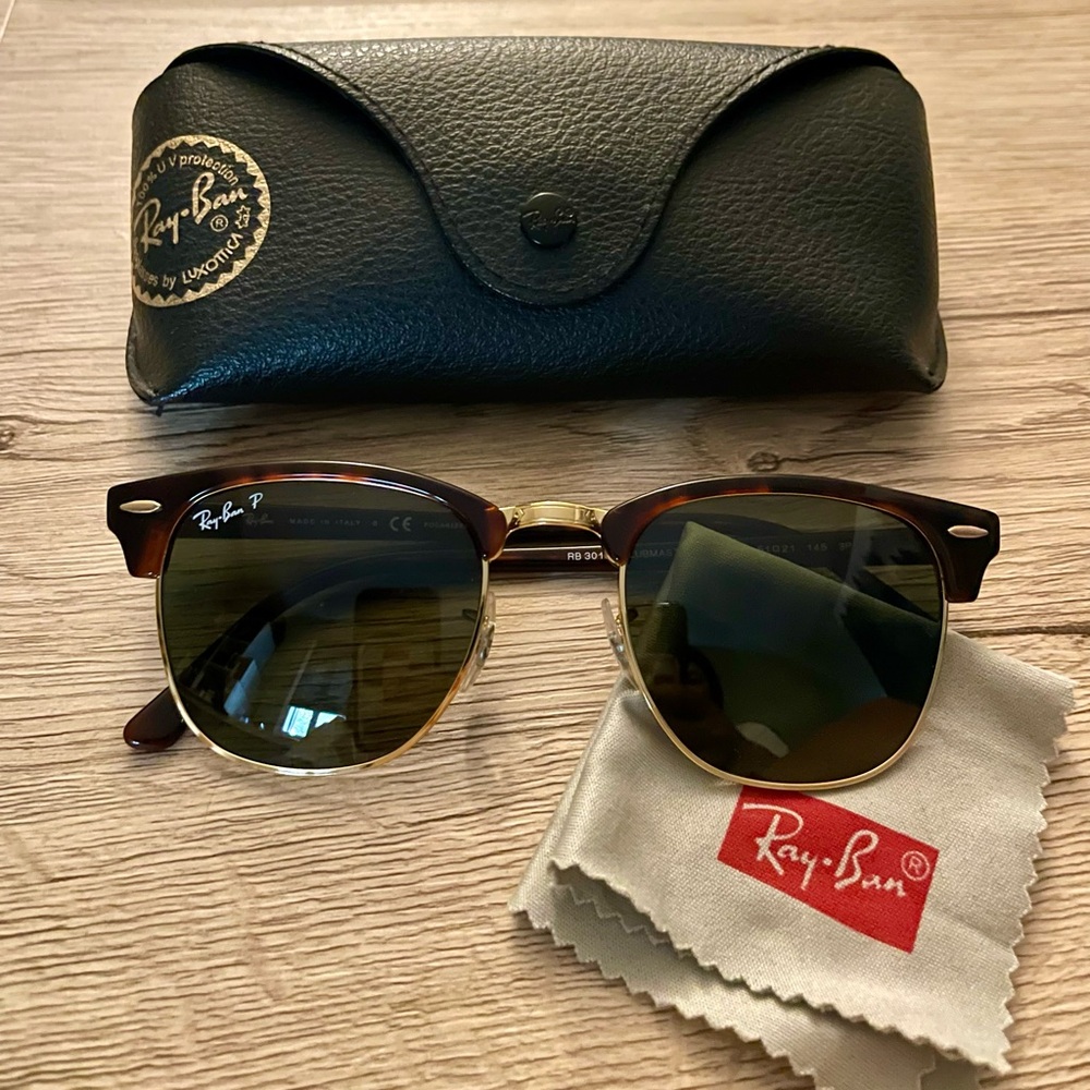 Ray-Ban Polarized Clubmaster Sunglasses